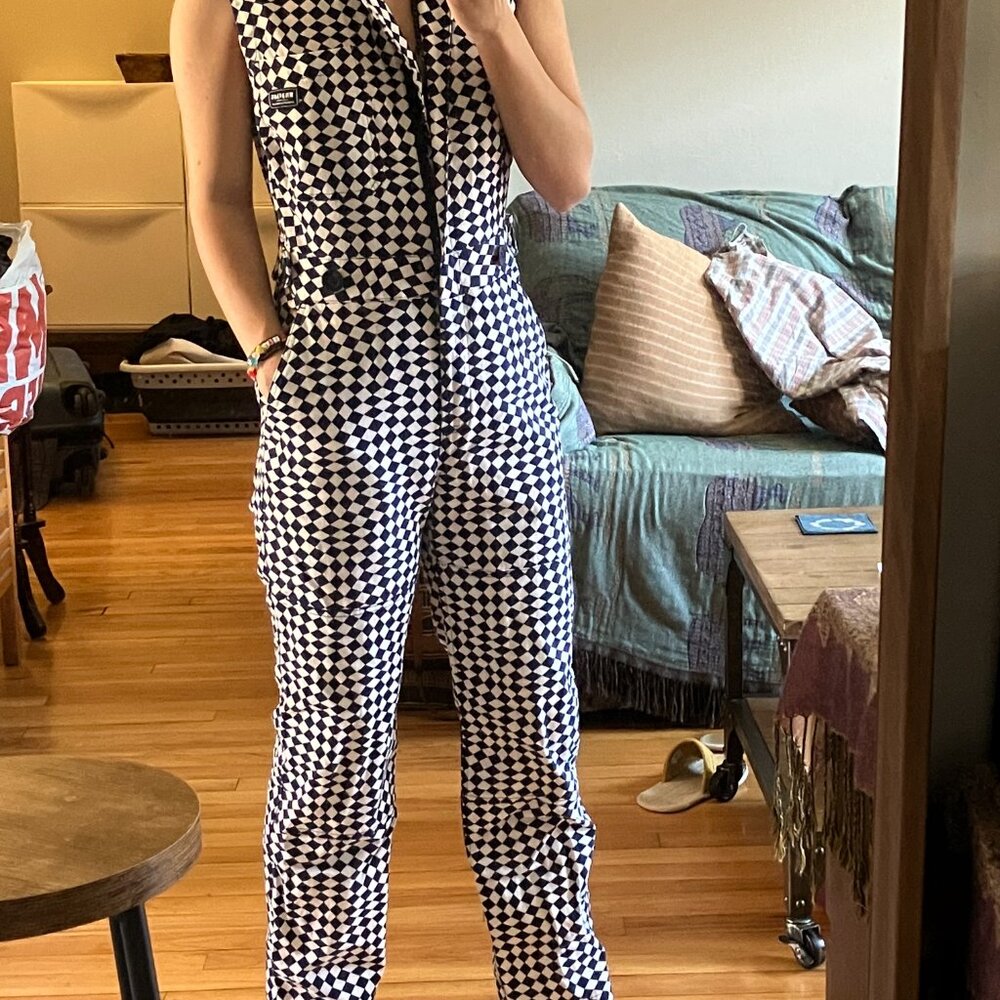 Wildfang essential sleeveless high waisted coverall (XS, like new)